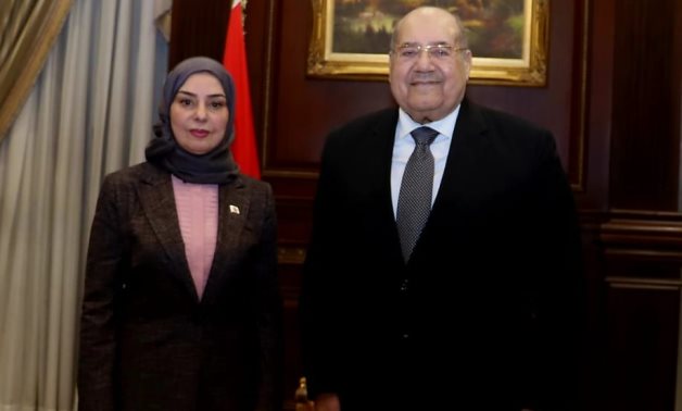 رئيس مجلس الشيوخ يؤكد لسفيرة البحرين بالقاهرة العلاقات التاريخية بين البلدين 