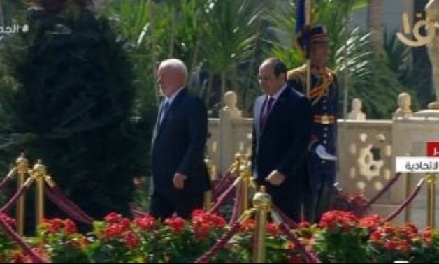 مراسم استقبال رسمية للرئيس البرازيلى "دا سيلفا" فى قصر الاتحادية