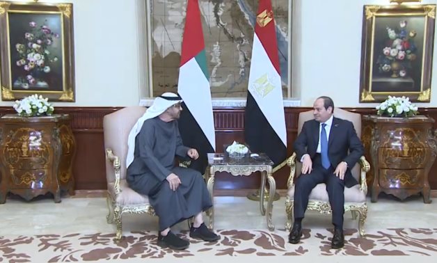 الرئيس السيسى يستقبل الشيخ محمد بن زايد فى لقاء أخوى