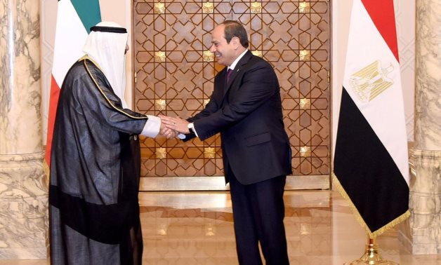الرئيس السيسى وأمير الكويت يحذران من خطورة الممارسات الإسرائيلية وتوسيع رقعة الصراع