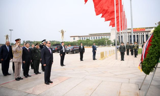 بيان مشترك: بكين ترحب بطلب مصر استضافة قمة عربية صينية