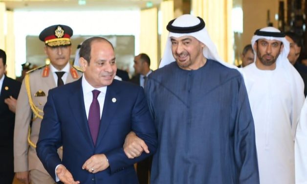 الرئيس السيسى والشيخ محمد بن زايد يؤكدان أهمية حماية أمن وسيادة الدول الشقيقة