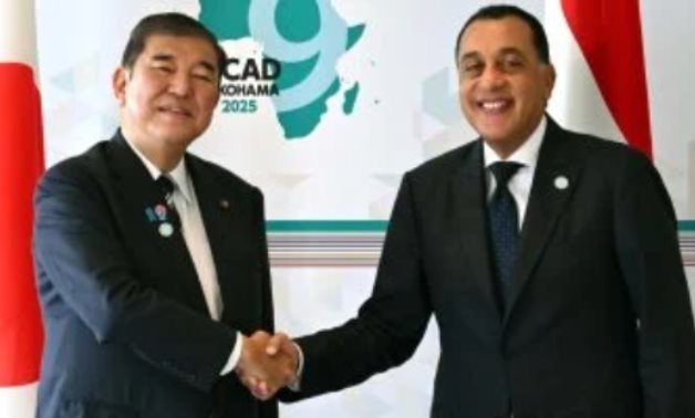 رئيس الوزراء خلال لقاء رئيس وزراء اليابان: نتطلع لتوسيع دوائر التعاون بين البلدين لتشمل الصناعات التكنولوجية المتقدمة والذكاء الاصطناعى.. وإقامة منطقة صناعية يابانية فى المنطقة الاقتصادية لقناة السويس
