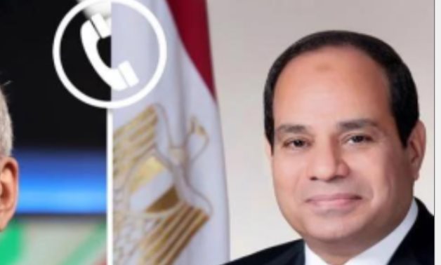 الرئيس السيسي يؤكد لنظيره الإيرانى حرص مصر على دعم جهود خفض التصعيد بالمنطقة