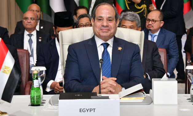 الرئيس السيسى لشعب إسرائيل: ما يجرى يهدد أمنكم ويجهض اتفاقات السلام القائمة