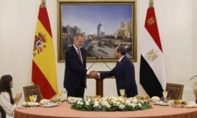 الرئيس السيسى وملك إسبانيا: تهجير الفلسطينيين سيكون له تداعيات خطيرة على أوروبا