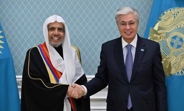  الرئيس الكازاخستاني يستقبل الأمين العام لرابطة العالم الإسلامي