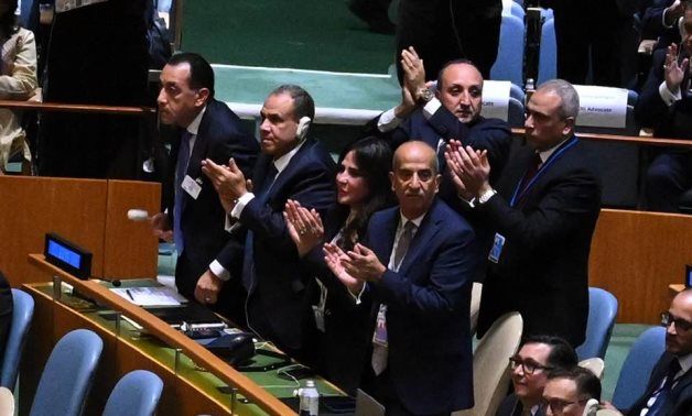 كلمة مصر في الأمم المتحدة تعيد التأكيد على ثوابتها التاريخية تجاه فلسطين..إشادات حزبية وبرلمانية بالدور المصري في دعم الحقوق المشروعة للشعب الفلسطيني.. نواب:مصر حجر الزاوية.. والاعترافات الدولية خطوة تاريخية
