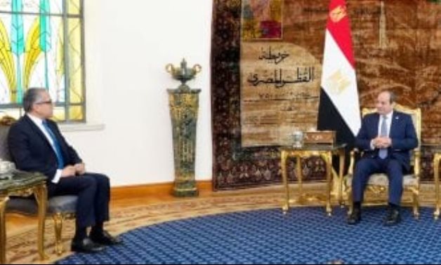 الرئيس السيسى يؤكد خلال استقباله المدير العام المنتخب لليونسكو التزام القاهرة بدعم المنظمة لمد جسور التواصل بين الثقافات والشعوب.. ويشدد: فوز الدكتور خالد العنانى يجسّد التقدير الدولى العميق لإرث مصر الحضارى
