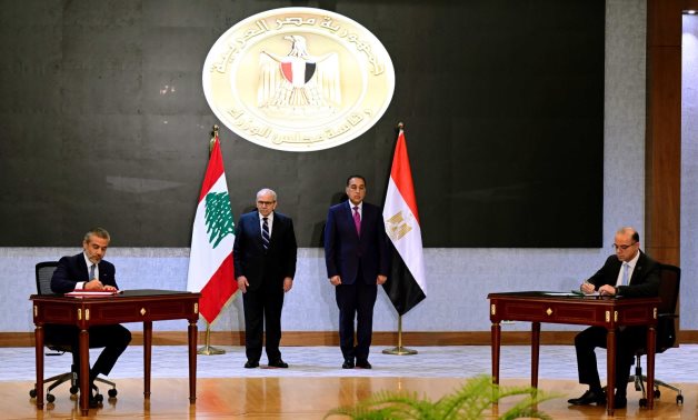 رئيسا وزراء مصر ولبنان يشهدان توقيع عدد من مذكرات التفاهم وبروتوكولات التعاون بين البلدين 