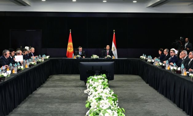 وزير الاقتصاد القيرغيزي:نتطلع للتعاون مع مصر بالتعدين والري وتربية الماشية