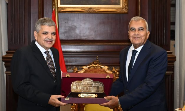 رئيس مجلس الشيوخ يستقبل الفريق أسامة ربيع.. ويشيد بجهود هيئة قناة السويس