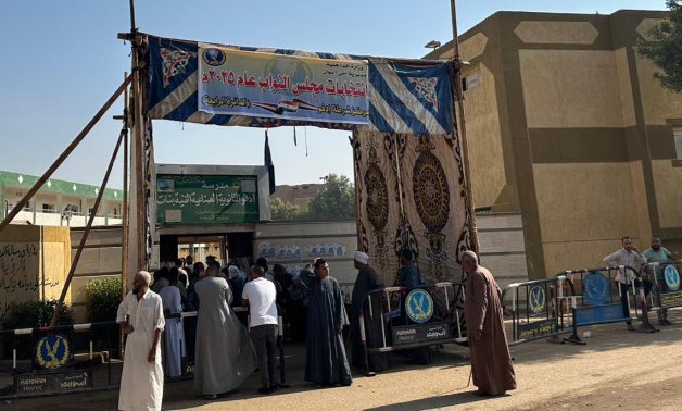الناخبون يتوافدون بكثافة على لجان أسوان للإدلاء بأصواتهم في انتخابات النواب