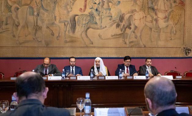 رئيس مجلس الشيوخ الإسبانى يستقبل الأمين العام لرابطة العالم الإسلامى  