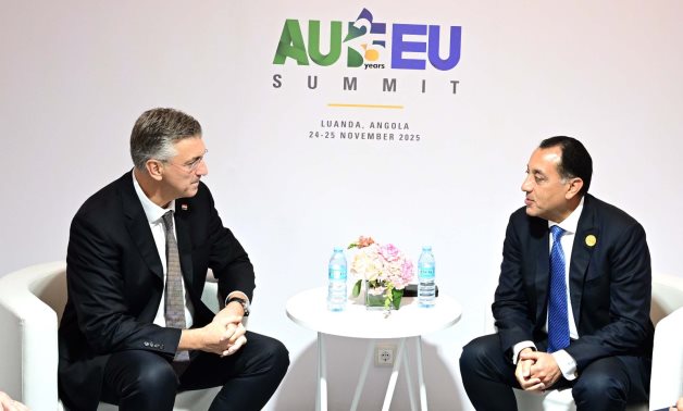 رئيس الوزراء يلتقى رئيس وزراء جمهورية كرواتيا