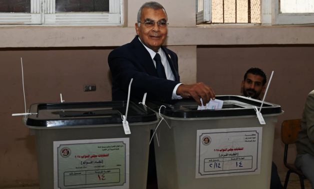 رئيس مجلس الشيوخ يدلي بصوته في انتخابات النواب 2025