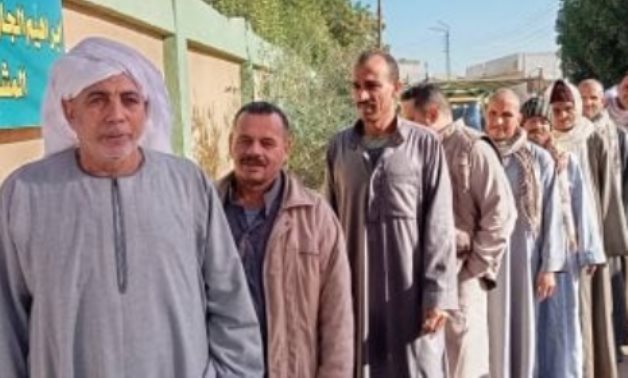 طوابير أمام اللجان الانتخابية بدائرة يوسف الصديق بالفيوم