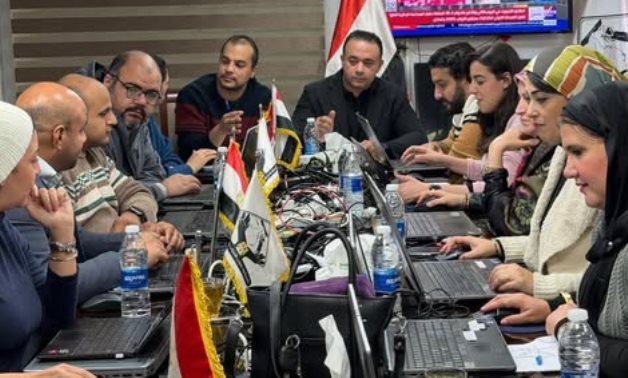 غرفة عمليات التنسيقية تواصل انعقادها لمتابعة الانتخابات فى الدوائر الـ30 الملغاة