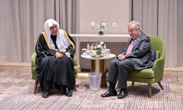 الأمينُ العامّ لرابطة العالم الإسلامى يلتقى الأمينَ العام للأمم المتحدة