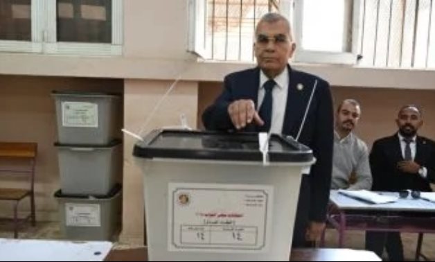 رئيس مجلس الشيوخ يدلى بصوته فى إعادة المرحلة الثانية بانتخابات النواب 2025