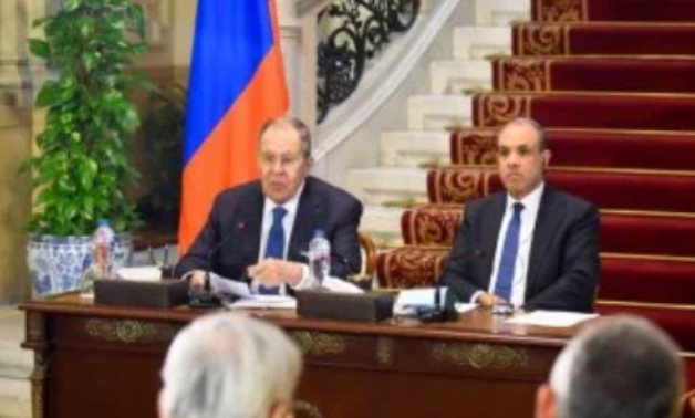 مشاورات سياسية بين وزيرى الخارجية المصرى والروسي بالقاهرة