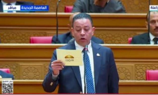 النائب مصطفى النفيلى يؤدى اليمين الدستورية فى أولى جلسات مجلس النواب 2026