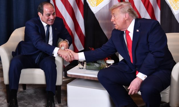 ترامب: إثيوبيا قامت ببناء سد يحجب المياه عن مصر