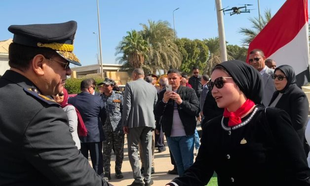 النائبة شيرين مصطفى تشارك في احتفالات عيد الشرطة بالفيوم وتهنيء المصريين