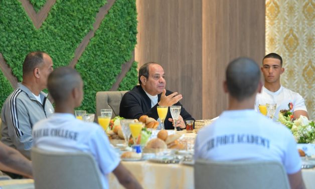 الرئيس السيسى: 4 كليات جديدة بالأكاديمية العسكرية فى الهندسة والبرمجيات والطب والعلاج الطبيعى