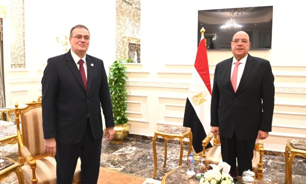 رئيس مجلس النواب يستقبل رئيس الجهاز المركزي للتنظيم والإدارة