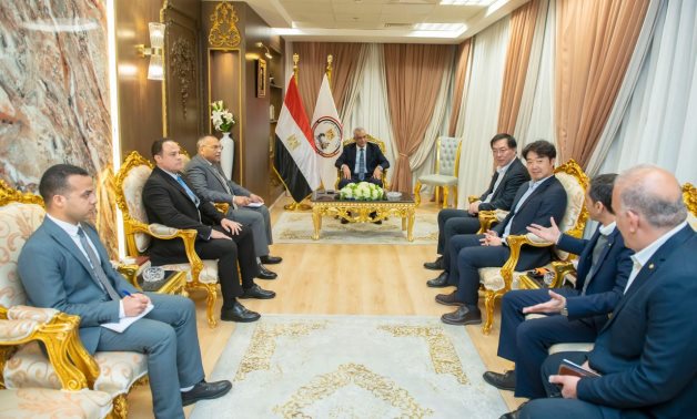 وزير الإنتاج الحربى يستقبل وفد شركة "Hanwha" الكورية الجنوبية