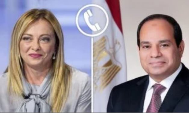 الرئيس السيسى يؤكد لرئيسة وزراء إيطاليا أهمية صون السلم والاستقرار الإقليميين