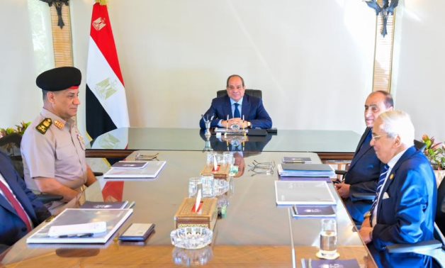 الرئيس السيسى يعقد اجتماعًا لاستعراض المخطط التنموي الشامل لمدينة الجلالة