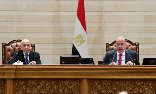 "عقيلة صالح" ضيفًا على مجلس النواب.. وهشام بدوي يؤكد دعم مصر وحدة ليبيا