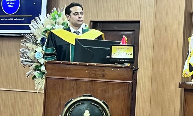 بحضور قيادات جامعة المنصورة.. المهندس عبد السلام الجبلي يناقش رسالة ماجستير عن إدارة المواهب 