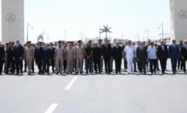 وزير الدفاع والإنتاج الحربى يتقدم الجنازة العسكرية للفريق يوسف عفيفى أحد قادة حرب أكتوبر