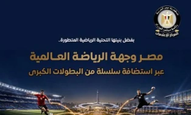 مجلس الوزراء: مصر وجهة عالمية فى استضافة البطولات الرياضية الكبرى.. انفوجراف