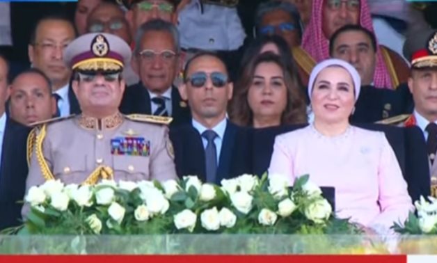 الرئيس السيسى يشاهد الفيلم التسجيلى «العبور الثالث» بافتتاح مقر القيادة الاستراتيجية