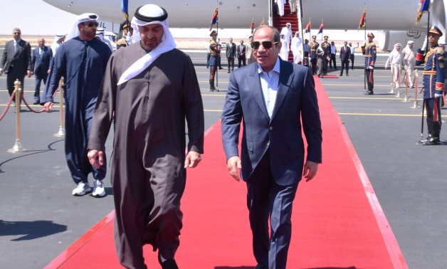 الرئيس السيسى ومحمد بن زايد