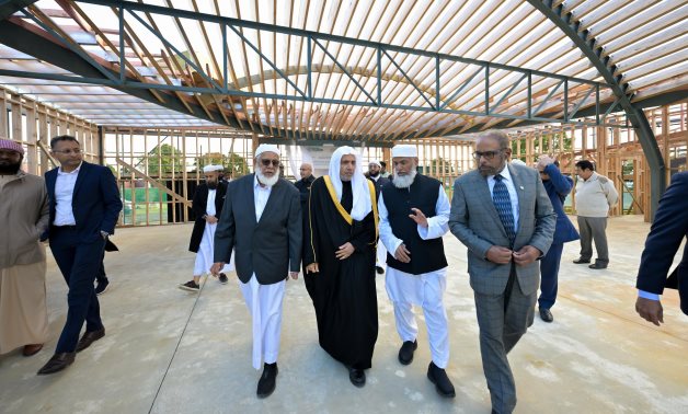الأمين العام لرابطة العالم الإسلامي يتفقد المرحلة الأولى لإنشاء المركز الإسلامي في أوكلاند بنيوزيلندا