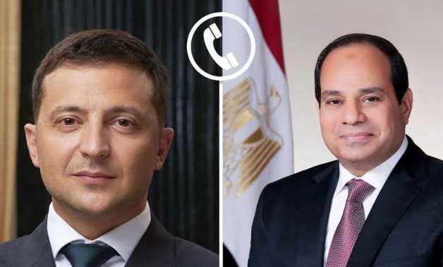 الرئيس السيسى يؤكد لزيلينسكي أهمية تسوية التوتر الإقليمي عبر الوسائل السلمية