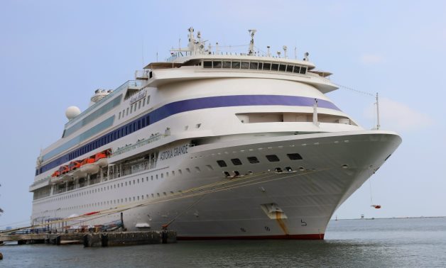 في زيارتها الثانية.. ميناء غرب بورسعيد يستقبل السفينة السياحية «ASTORIA GRANDE»