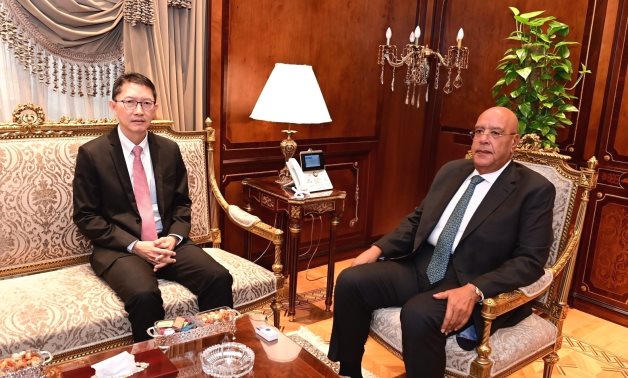المستشار هشام بدوي رئيس مجلس النواب يلتقي النائب الثاني لرئيس مجلس النواب التايلاندي