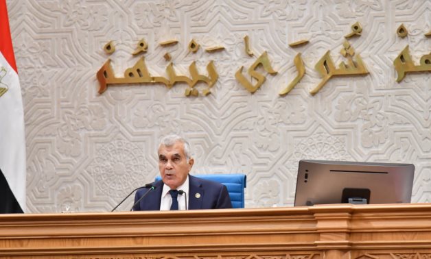 رئيس الشيوخ يرفع الجلسة العامة بعد انتخاب هيئات مكاتب 14 لجنة والدعوه لاخري 26 أكتوبر