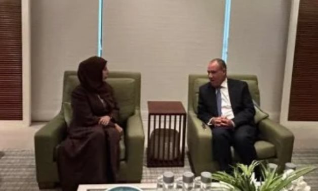 وزير الخارجية يلتقى وزيرة خارجية اليمن ويبحثان جهود التهدئة ومستجدات الأوضاع
