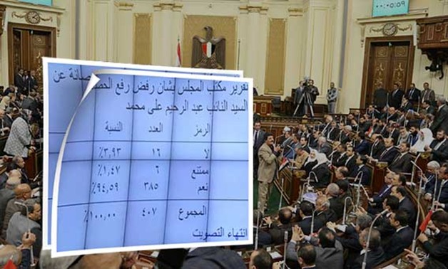 مجلس النواب يقرر رفض طلب رفع الحصانة عن النائب عبد الرحيم على