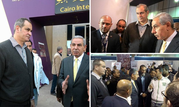 بالصور.. مدحت الشريف "نائب مصر الجديدة" يشارك فى منتدى التوظيف برفقة وزير الصناعة
