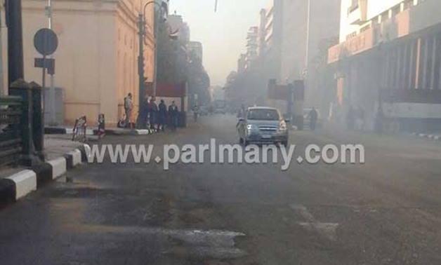 إخلاء ساحة انتظار السيارات بميدان عبد المنعم رياض تزامنًا مع زيارة السيسى للبرلمان