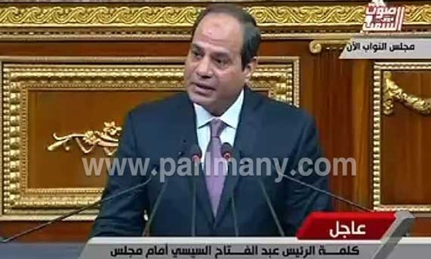 الرئيس السيسى يتجاهل أزمة الأطباء فى كلمته أمام البرلمان 