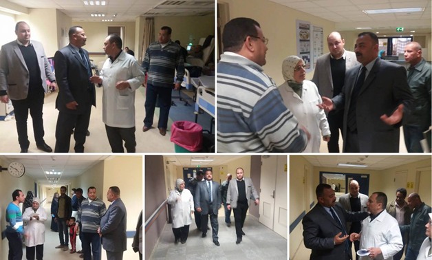 بالصور.. على عبد الونيس نائب دار السلام يتفقد مستشفى الدائرة ومناقشة مشاكل الأطباء والمرضى